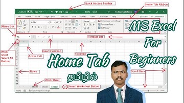Excel Home Tab Basics For Beginners In Tamil