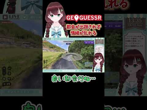 【GEOGUESSR切り抜き】都会が出題されず情緒が乱れる【舞音マリア】 #shorts #Vtuber