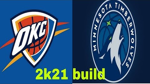 F1 VM thunder and wolves 2k21 build nba2k20 v98 updated 2k21 rosters