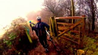 Tower drop to switch back - Bredon Hill