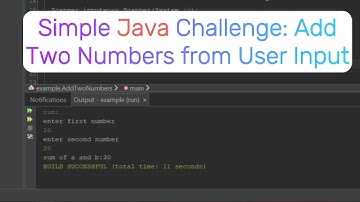 Simple Java Challenge:1 Add Two Numbers from User Input #coding #computer  #education  #programming