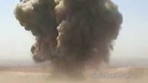 detonation of iraqi muniton