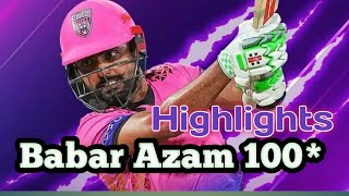 Babar Azam Century In Lanka Premier League , Colombo Strikers vs Galle Titans Highlights