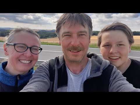 Fahrrad wohnwagen Tour von Ulmen nach  Koblenz über Cochem. Ladenetzteil defekt !!!! Zwangsabbruch.