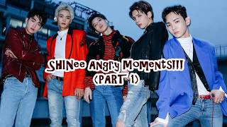 SHINee Angry Moments (PART 1)!!! #OUTBURST🔥🔥🔥