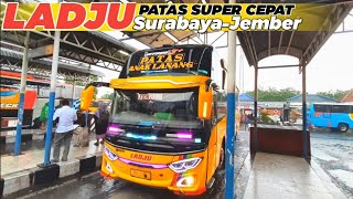 Bus Patas Super Cepat, Super Nyaman, Ladju Surabaya-Jember Hanya 4 Jam Sudah Sama Macetnya