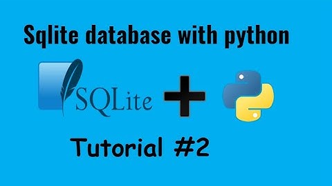 SQLite databases with python | Insert values into a table | Tutorial 2