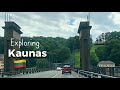 Exploring Kaunas By Car - LITHUANIA  - Vlog