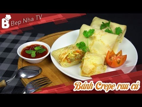 Video: Bánh Kếp Nhân Rau Củ