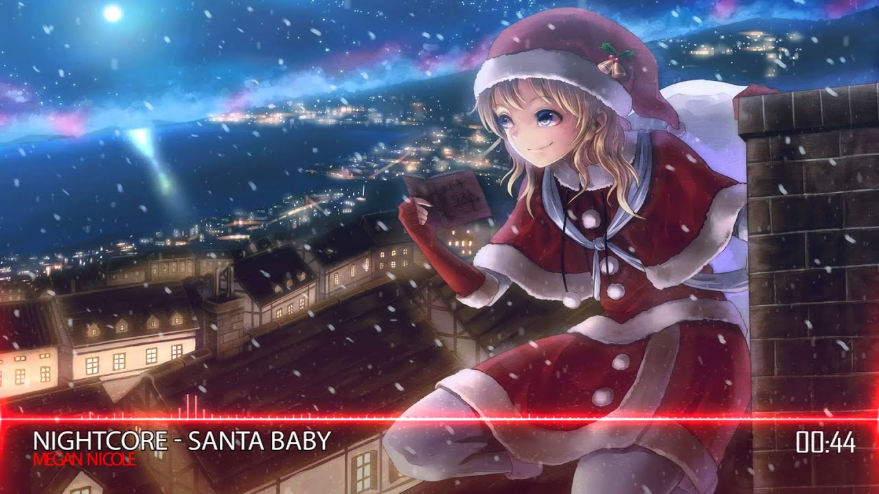 【Nightcore】 Santa Baby [HQ|1080p]