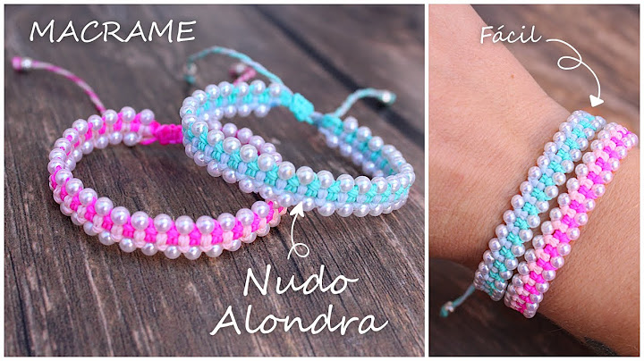 It's amazing how easy it is to make this pearl bracelet! 😍✨