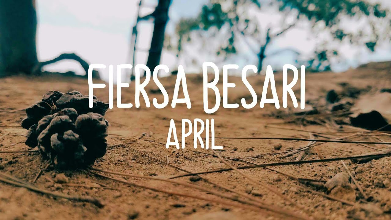 Fiersa Besari April Video With Lyric By Maulanaaja23 Song By Fiersabesari Youtube
