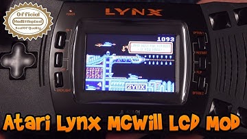 NEW Atari Lynx LCD Screen! McWill Mod
