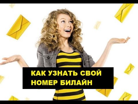 Как узнать свой номер телефона Билайн