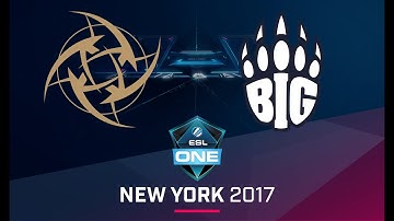 CS:GO - NiP vs. BIG [Train] Map 1 - Quarterfinal - ESL One New York EU Qualifier