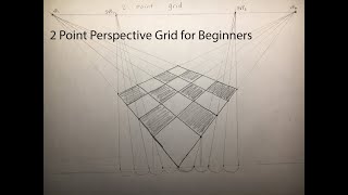 2 Point Perspective Grid for Beginners