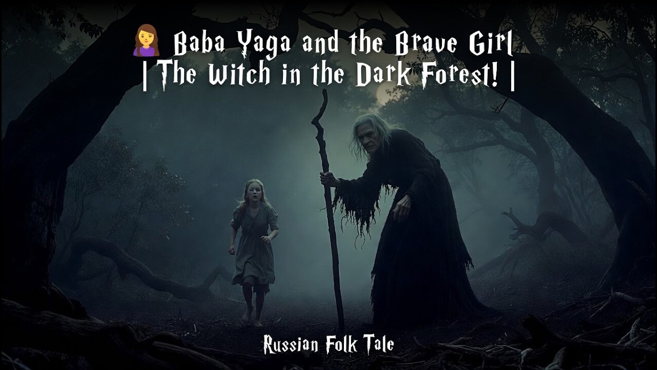 🧙‍♀️ Baba Yaga and the Brave Girl | The Witch in the Dark Forest ...