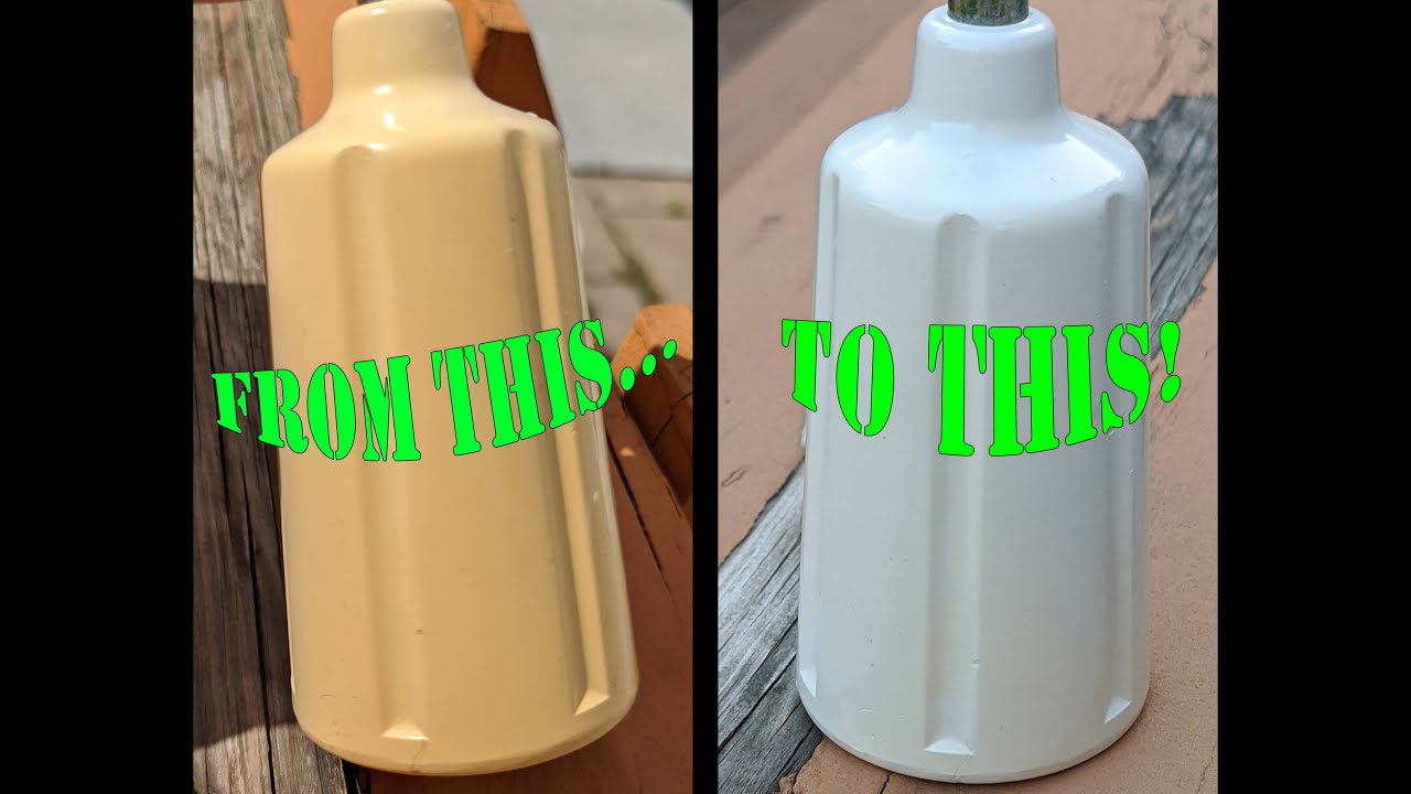 Whitening a Yellowed Vintage Knitting Machine (RetroBrite)