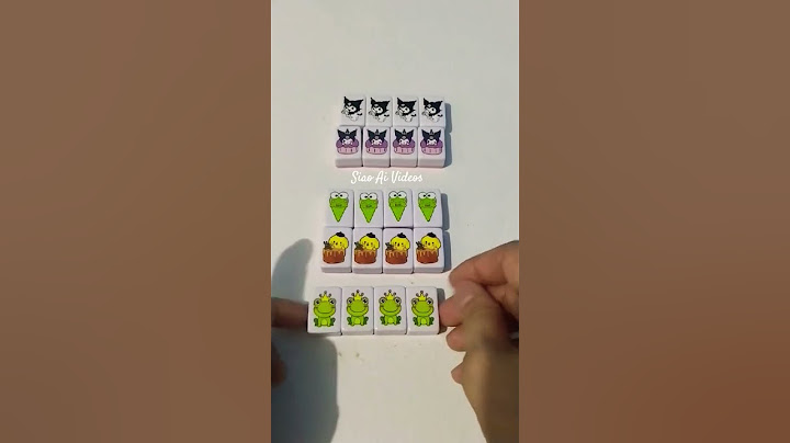 cute Mahjong cubes #gaming #mahjiong #bricks #kuromi #sanrio #top #trend