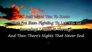 "Just Want You To Know" lyrics video by Backstreet Boys