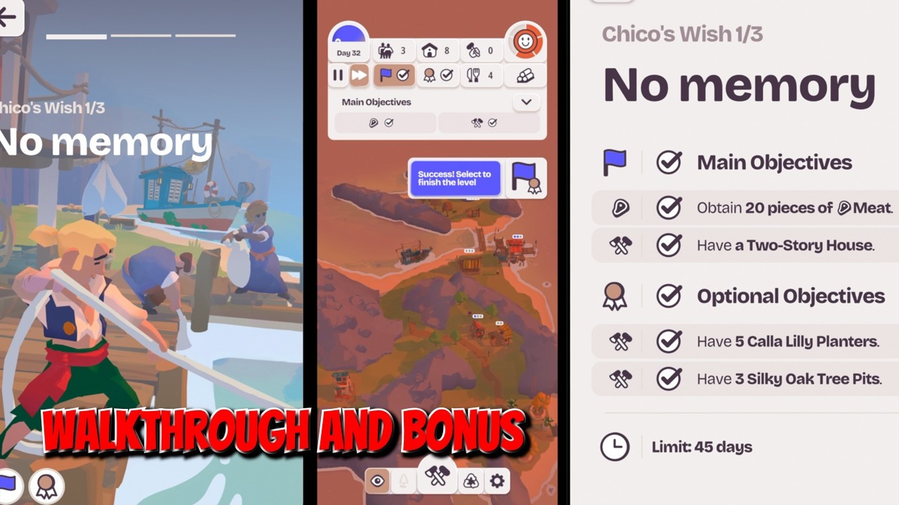 Outlanders 2 - Campaign 2 Story 4 CHICO'S WISH  Level #1 Walkthrough with bonus| Apple Arcade