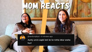 Mom reacts to Men's comments | Sahiba Bali