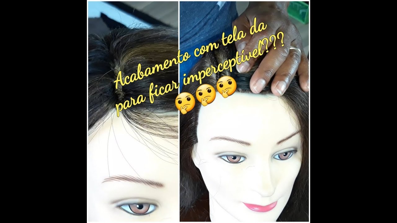 O Mais perfeito acabamento c tela p entrelaçamento e outros metodos 