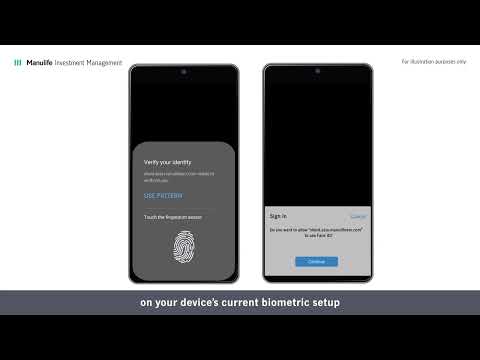 How to setup & login with Manulife iFUNDS Biometric