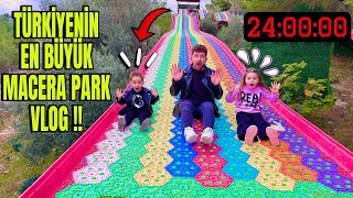 KUZEY ELİF İLE MACERA PARK 2 VLOG !! 24 SAAT VLOG !! KUZEY ÇOK KORKTU?دي دي ميدو - لولو | قناة وناسة screenshot 4