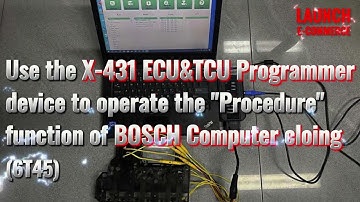 Clone Chevrolet 6T45 Gearbox TCU with Launch X431 ECU TCU Programmer -iECUTool.eu