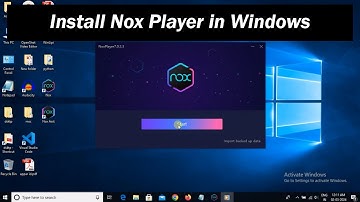 How to install Nox emulator in windows 10