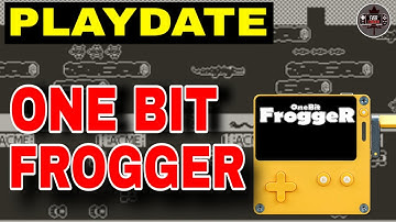Playdate - $2 Game - One Bit Frogger - First Impressions and Gameplay