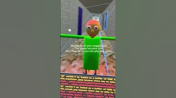 The game is out now#Baldi’sBasics #godot#VR