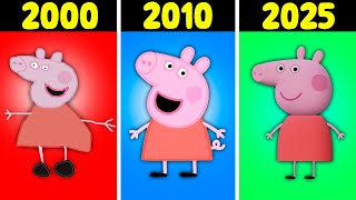 Lévolution De Peppa Pig Au Fil Des Ans 2000-2025