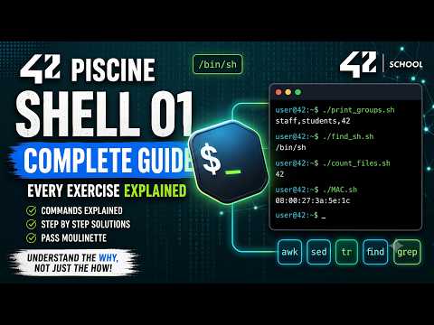 Shell 01 Complete Guide | 42 School for Beginners