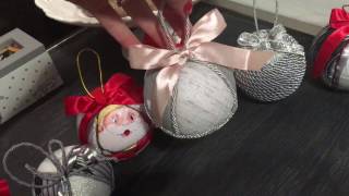 Natale in anticipo. Tutorial palline di natale patchwork