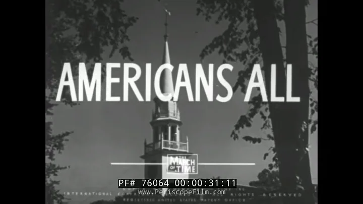 WORLD WAR II ANTI-DISCRIMINATION & RACE RELATIONS   U.S. GOVERNMENT MOVIE 76064 Xx