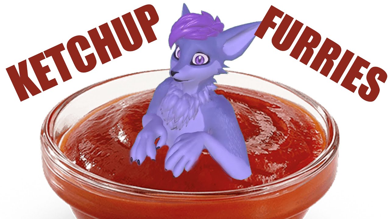 Furries in Ketchup on VRChat