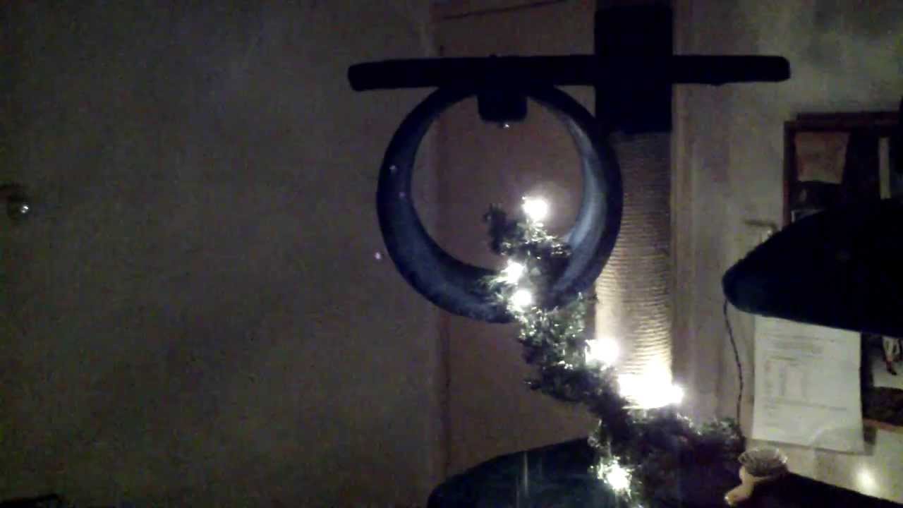 2014 signe chinois Kerstverlichting kap huiskamer - geen idee welk jaar ookalweer