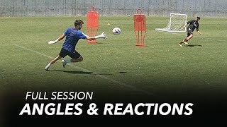 5 Angle & Reaction Drills | LAFC 2 Goalkeeper Training | Full Session