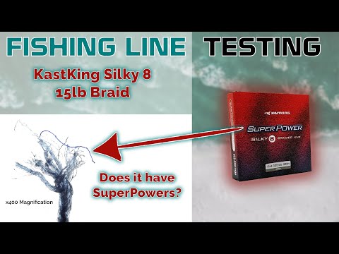 Fishing Line Testing - KastKing Silky 8 15lb Braid 