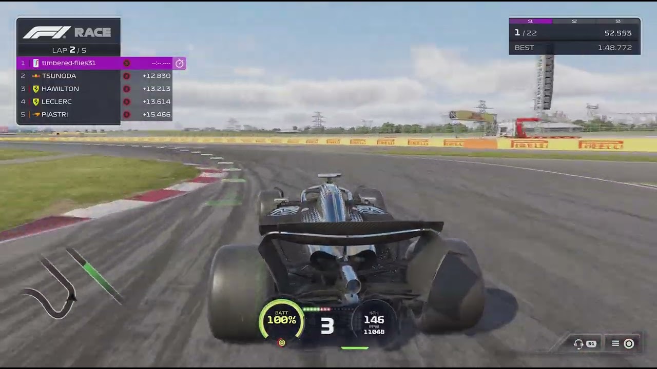 F1 25 but i have no idea what im doing race2 (China)