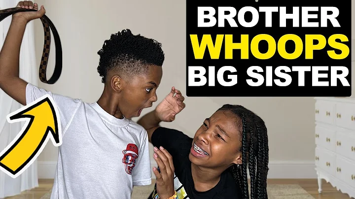 Mean Little Brother WHOOPS Big Sister, He Lives To...