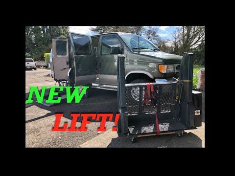 VLOG 491: setting up the van! (part 4 - wheelchair lift!) - YouTube