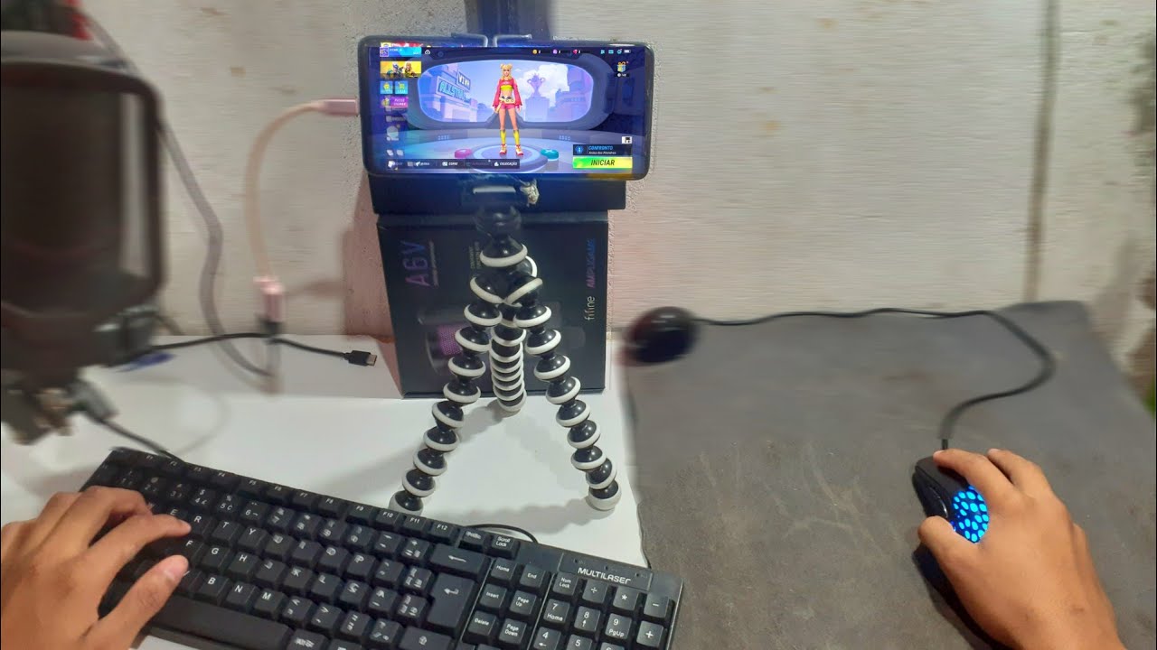 JOGUEI O NOVO SIGMAX COM TECLADO E MOUSE NO CELULAR - MOBILADOR - YouTube