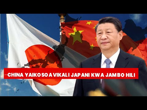 CHINA Yakosoa Vikali Waraka wa Sera ya Ulinzi ya JAPAN Kwa Kutoa Tuhuma Dhidi Yake