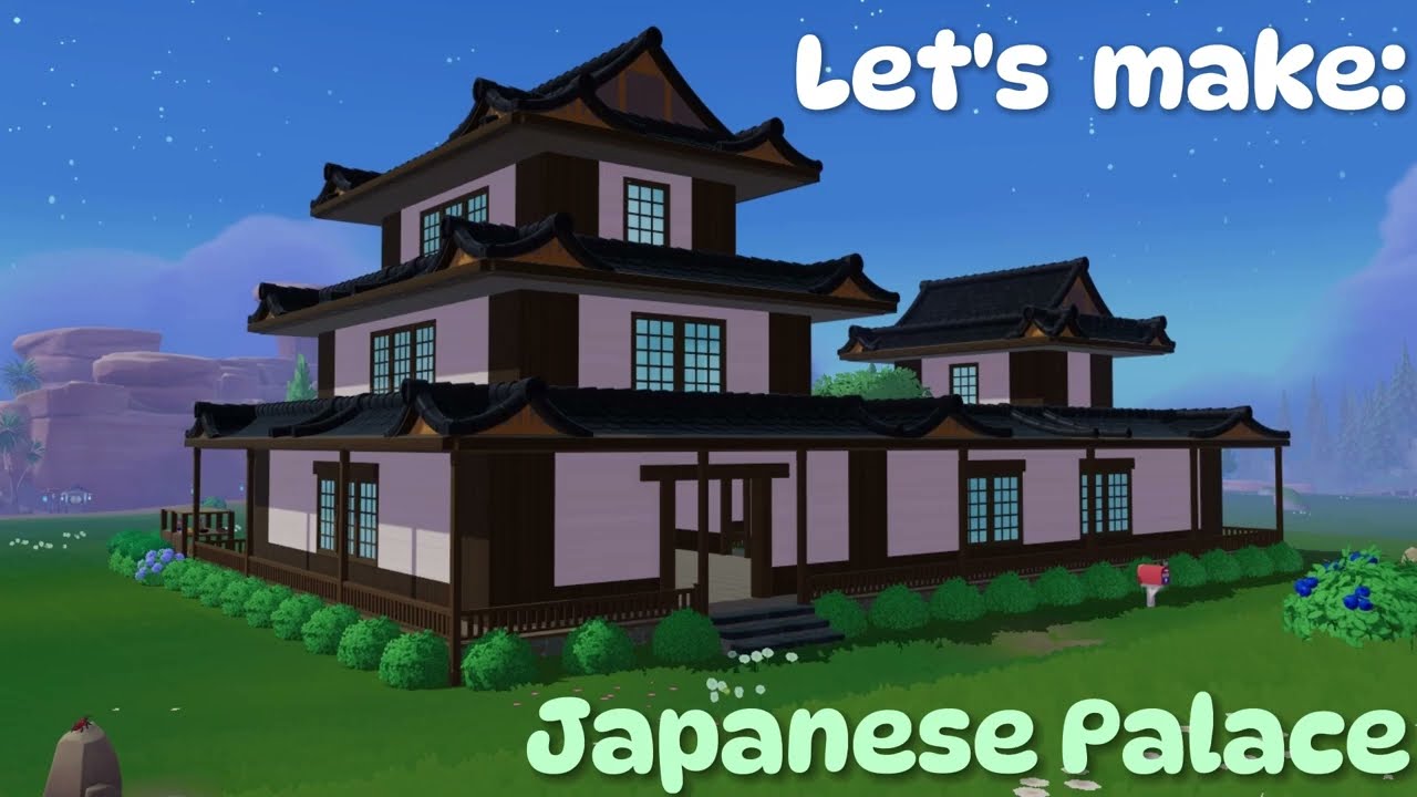 Heartopia Japanese Palace Build — Full Timelapse Tutorial