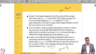 Week 10 : Lecture 47 : Computational cost of DNS Part 1