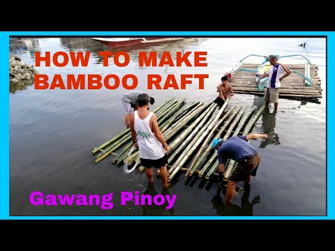 Video: Homemade Raft Para Sa Pangingisda