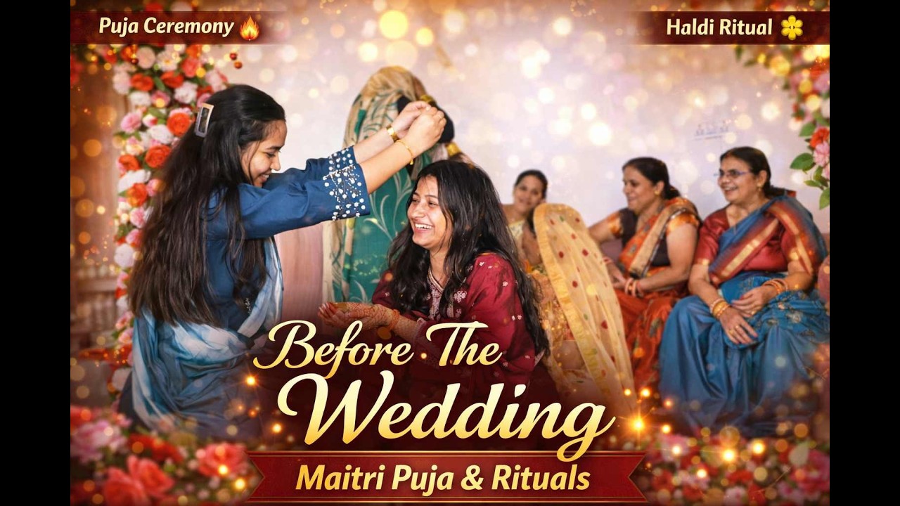 #IndianWedding #MaitriPuja #weddingvlog